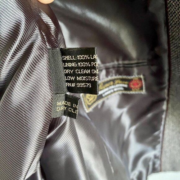 Montefino 3 Button Sports Coat Jacket Blazer Size 42R - Picture 8 of 9